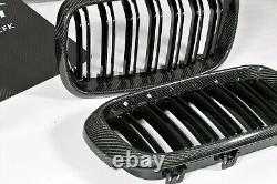 MAX CAR CARBON front grill kidneys radiator grille for BMW X5 X6 F15 F16 F85 F86