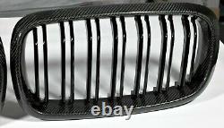 MAX Carbon Front Grill Kidneys Radiator Grill Fits BMW X5 X6 F15 F16 F85 F86