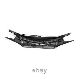 Mesh Radiator Grill For Honda Civic 2019-2020 ALL MODELS Shiny Black