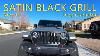 Mopar Satin Black Grill On 2020 Jeep Gladiator 82215351