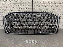 Orig. Audi A8 S8 quattro radiator grille PDC ACC TVC black/chrome 4N0853651AB T94
