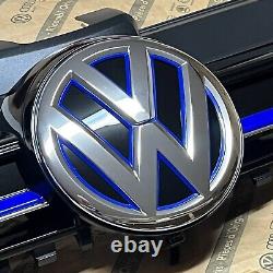 Original VW Golf 7 5G 2013-2017 GTE radiator grille black ultramarine 5GE8553651HCYR