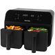 Petra Dual Air Fryer Double Drawer Non-stick Led Display 6 Presets 7.4l 2400 W
