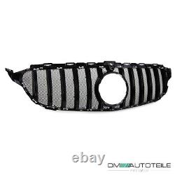 Race Grille Radiator Grill Gloss Black for Mercedes W205 Panamericana GT