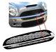 Radiator Grill For Mini Cooper S One R50 R52 R53 Sports Grill Black High Gloss