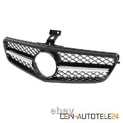 Radiator Grille Sports Grill Fits Mercedes C Class W204 S204 Chrome Black