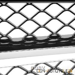 Radiator Grille Sports Grill Fits Mercedes C Class W204 S204 Chrome Black