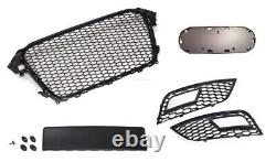 Radiator grill honeycomb grill emblem holder ventilation grille fits Audi A4 B8