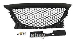 Radiator grill honeycomb grill front sports grill black matte fits Mazda 3 BM