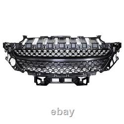 Radiator grill sports grill black honeycomb grille without emblem for Opel Adam 2012-2019