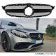Radiator Grille Black For Mercedes C-class W205 S205 + Amg Facelift Mop + Camera