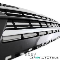Radiator grille black gloss chrome without emblem for VW T6 bus van 2015-2019