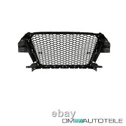 Radiator grille black gloss honeycomb design grill for Audi Q3 8U all models 11-15