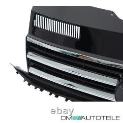 Radiator grille black gloss strip chrome for VW T6 multivan van 2015-2019