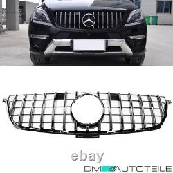 Radiator grille chrome fits Mercedes ML W166 mop from 11-15 Sport-Panamericana GT