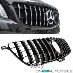 Radiator grille chrome fits Mercedes ML W166 mop from 11-15 Sport-Panamericana GT