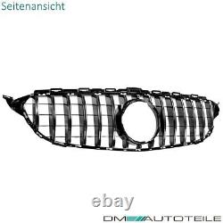 Radiator grille chrome for Mercedes W205 S205 C-Class 14-18 + Panamericana GT