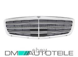 Radiator grille chrome without distronic for Mercedes S-Class W221 mop S63 S65 AMG