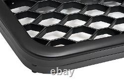 Radiator grille front grill honeycomb grill matte black emblem holder for Audi A6 4F C6