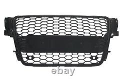 Radiator grille front grill sports honeycomb grill emblem holder fits Audi A5 B8 8T