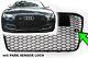 Radiator Grille Honeycomb Grill A5 Tuning Facelift Rs 5 S5 Front Grille With Sensor Black
