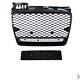 Radiator Grille Honeycomb Grill Black Gloss For Audi A4 B7 04-08 Not Rs4 Quattro
