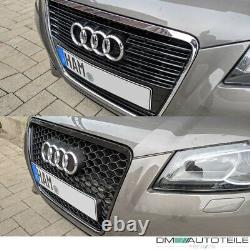 Radiator grille honeycomb grill black gloss + grille for Audi A3 8P facelift 08-13 +RS3