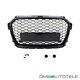 Radiator Grille Honeycomb Grill Black High Gloss Fits Audi A1 8x Facelift 2015