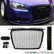 Radiator Grille Honeycomb Grill Black High Gloss Fits Audi A3 8p 03-08 Also Rs3