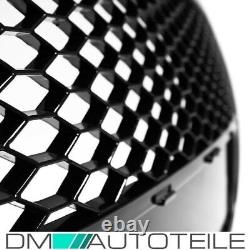 Radiator grille honeycomb grill black high gloss fits Audi A6 4F C6 04-09 + accessories