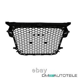 Radiator grille honeycomb grill black high gloss sport fits Audi A1 8X 2010-2015