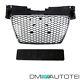 Radiator Grille Honeycomb Grill Black Silver Fits Audi Tt 8j 06-16 Without Rs Emblem