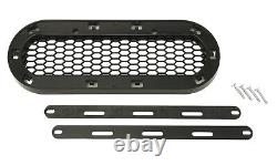 Radiator grille honeycomb grill front emblem holder chrome black fits Audi A4 B9