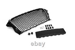 Radiator grille honeycomb grill front grill PDC chrome frame fits Audi A3 8V 12-16