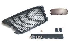 Radiator grille honeycomb grill front grill emblem holder without PDC suitable for Audi A3 8P