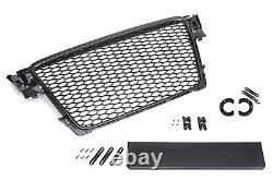 Radiator grille honeycomb grill sport tuning grill emblem fits Audi A4 B8 8K 07-12