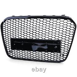 Radiator grille sports grill honeycomb grille black gloss for Audi A6 4G C7 from 2010-2014