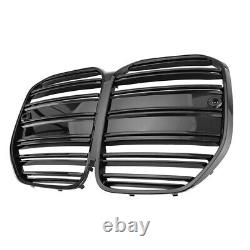 Sport GRILL radiator grille black gloss for BMW 4 Series G22 G23 double bar gloss