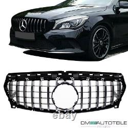 Sport Panamericana GT radiator grille black chrome for Mercedes CLA W117 from 2016