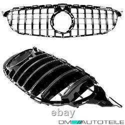 Sport Panamericana GT radiator grille black gloss for Mercedes W205 S205 from 2018