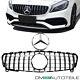 Sport Panamericana Gt Radiator Grille Black + Star Fits Mercedes W176 From 2015