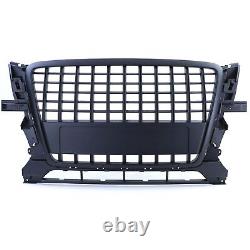 Sport grill radiator grille without emblem black matte fits Audi Q5 08-12