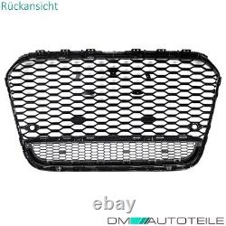 Sport honeycomb radiator grille gloss black fits Audi A6 4G C7 from 10-15 no RS6