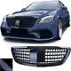 Sport Radiator Grille Black Fits Mercedes S W222 With Night Vision 13-20