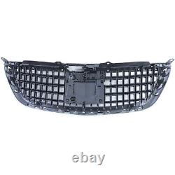 Sport radiator grille black fits Mercedes S W222 with night vision 13-20