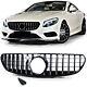 Sport Radiator Grille Black Gloss Chrome For Mercedes S Coupe 217 Convertible A217 14-17