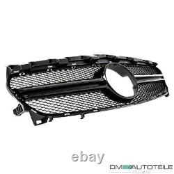 Sport radiator grille black gloss fits Mercedes C117 W117 CLA mop + 45 AMG