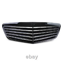Sport radiator grille black gloss for Mercedes S-Class W221 without Distronic 09-13