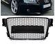 Sport Radiator Grille Honeycomb Grill Black High Gloss For Audi A5 8t From 07-12 No Rs5