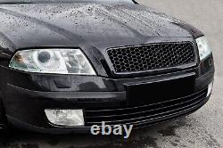 Sports grill (front grill without emblem), fits Octavia II (pre-facelift)